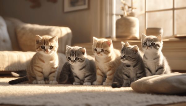 Apprécier les petits chats aux oreilles pliées et leur caractère